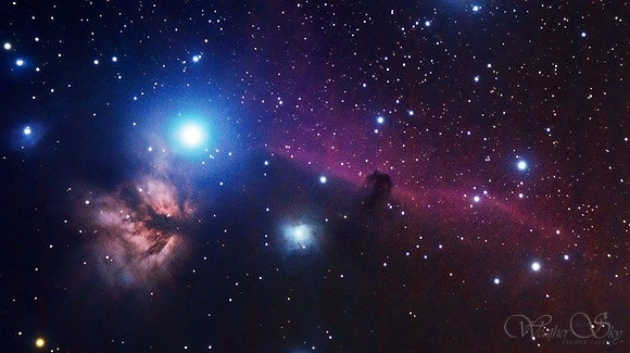 B33 Horsehead and Flame Nebula
