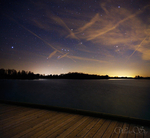Orion Setting over Lake Niapenco