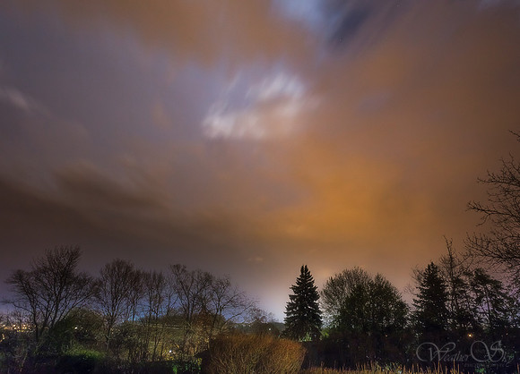 Lighting up the clouds on May 13, 2014